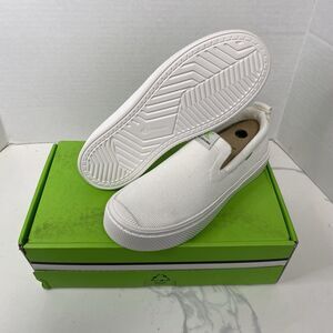 Cariuma IBI Slip On White Knit 4.5M/6W Sneakers New W/Box Eco Lightweight